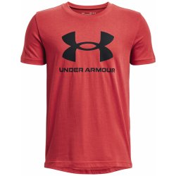 UNDER ARMOUR UA SPORTSTYLE LOGO SS 1363282-638 Červené