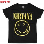 Rock Off tričko metal Nirvana Yellow Smiley černá – Zbozi.Blesk.cz