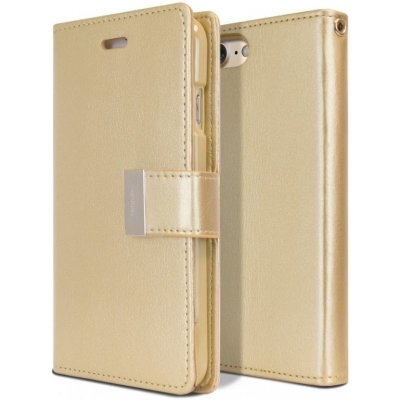 Pouzdro Mercury Rich Diary Wallet Samsung Galaxy Note 10 Zlaté