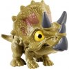 Figurka Mattel Jurský svět SNAP SQUAD Triceratops s pohyblivou čelistí