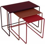 Fermob OULALA Black Cherry/Red Ochre/Chili 3 ks – Zboží Mobilmania