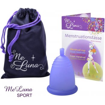 Me Luna menstruační kalíšek XL s kuličkou violet