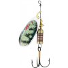 Návnada a nástraha DAM Effzett třpytka Nature 3D Spinner Sinking Perch vel.3 6 g