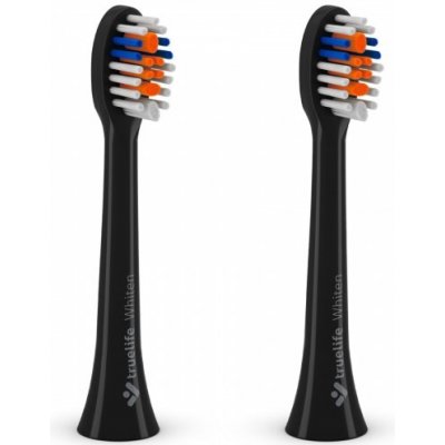 TrueLife SonicBrush Compact-series heads Whiten black 2 pack (TLSBCHBWN) – Zboží Mobilmania