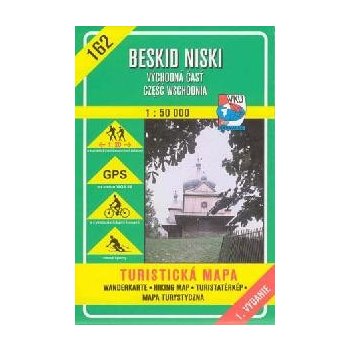 Beskid Niski Východná časť 1:50 000 162 Turistická mapa