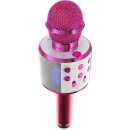 Karaoke Bezdrátový karaoke mikrofon s reproduktorem růžová