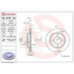 Brzdový kotouč BREMBO 09.6727.34 – Hledejceny.cz
