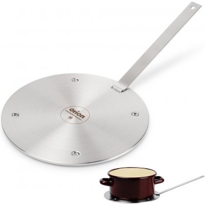 Orion Nerezová indukční podložka s odnímatelnou rukojetí 20 cm – Sleviste.cz