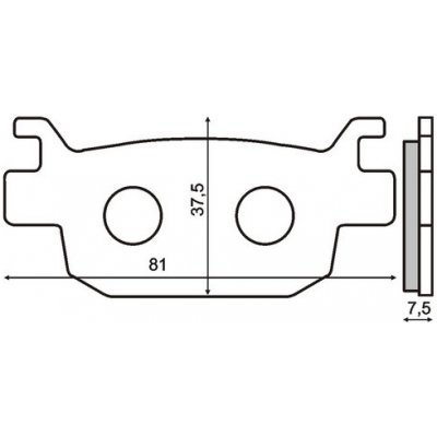 RMS Brzdové destičky 2560 RMS 225102560 | Zboží Auto