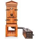 Grillpal dřevěná udírna Profi Smoker střední 201 l, teak – Sleviste.cz