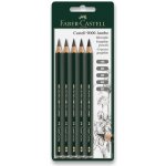 Faber-Castell 9000 grafitová tužka plechová krabička 5 ks – Zboží Živě