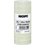 Nopi páska lepicí transparentní15 mm x 33 m – Zboží Živě