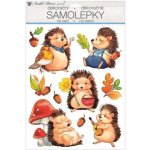 Anděl Samolepka na zeď plastická - Ježci - 41 x 28 cm - 15107 – Zboží Dáma