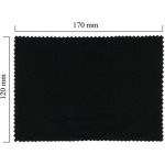 Blick-Punkt Hadřík na brýle z mikrovlákna jednobarevný černý 120 x 170 mm 1 ks – Sleviste.cz