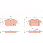 Sada brzdových destiček TRW GDB1683 - FORD S-MAX, GALAXY 06- – Sleviste.cz