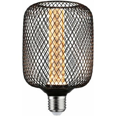 Paulmann Kovic Glow Standard 230V LED žárovka Zyl E27 Spiral 4,2W 1800K černá 290.83 – Hledejceny.cz