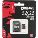 paměťová karta Kingston microSDHC 32 GB UHS-I U3 SDCA3/32GB