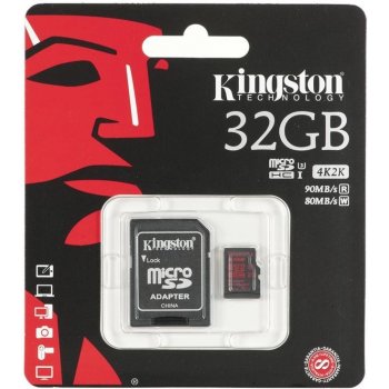 Kingston microSDHC 32 GB UHS-I U3 SDCA3/32GB