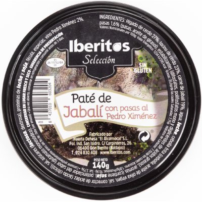 Huerta Dehesa Iberitos paštika z divočáka s vínem Pedro Ximénez 140 g – Zboží Dáma Huerta Dehesa Iberitos paštika z divočáka s vínem Pedro Ximénez 140 g – Zboží Dáma