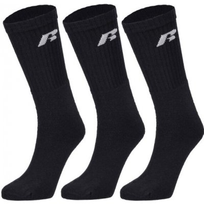 Russell Athletic SOCKS 3PPK Sportovní ponožky černá – Zboží Dáma