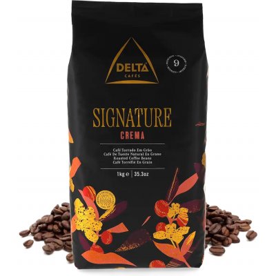Delta Cafés Signature Crema zrnková 1 kg – Hledejceny.cz