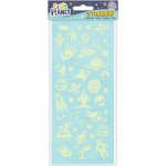 WEST DESIGN West Design Samolepky svítící ve tmě 10 × 23 cm Vesmír – Hledejceny.cz