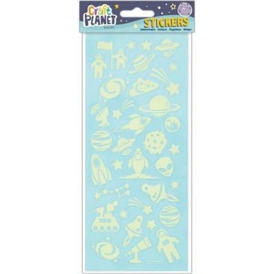 WEST DESIGN West Design Samolepky svítící ve tmě 10 × 23 cm Vesmír – Hledejceny.cz