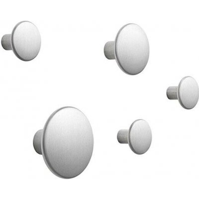 Muuto The Dots Metal 3x Small + 1x Medium + 1x Large hliníkový – Hledejceny.cz