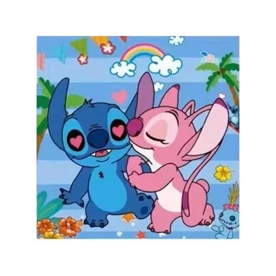 Ubrousek 33x33cm Zamilovaný Stitch – Hledejceny.cz