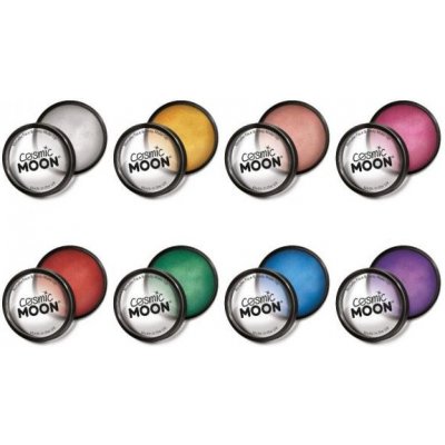 Metalická barva na obličej a tělo 36 g Barva Stříbrná – Zboží Mobilmania