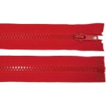 Kostěný zip dělitelný, délka 35 cm - červený – Hledejceny.cz