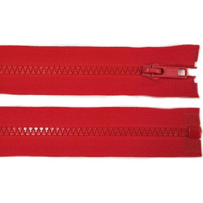 Kostěný zip dělitelný, délka 35 cm - červený – Hledejceny.cz