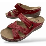 Koka dámské zdravotní pantofle červená – Zboží Dáma