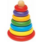 Hračka Woody Skládací pyramida barevná káča – Zboží Mobilmania