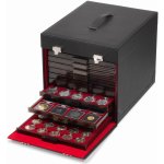 LEUCHTTURM Koženkový kufr na 10 boxů na mince – Sleviste.cz