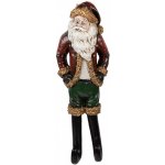 Clayre & Eef Vánoční dekorace figurka Santa Claus - 13*7*39 cm – Hledejceny.cz