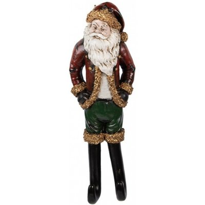 Clayre & Eef Vánoční dekorace figurka Santa Claus - 13*7*39 cm – Hledejceny.cz