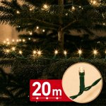 Phenom LED světelný řetěz 20 m, 400 LED, teplá bílá, zelený kabel – Hledejceny.cz