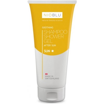 Nioblu Zklidňující vlasový a tělový šampon po opalování 200 ml – Zboží Dáma
