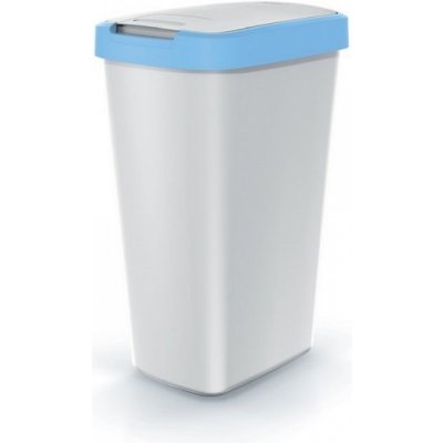 Rauman Odpadkový koš s barevným víkem, 45 l modrá / šedá – Zboží Mobilmania