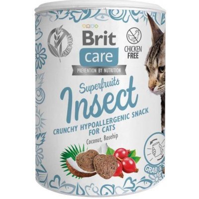 Brit CARE Cat Snack Superfruits Insect Hypoallergenic 100 g – Zbozi.Blesk.cz