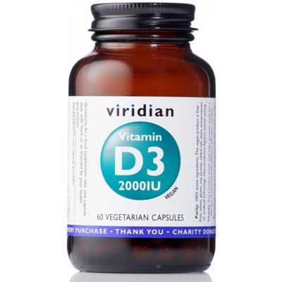 Viridian Liquid Vitamin D3 2000iu 50 ml