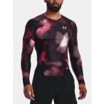 Under Armour Iso-Chill Compression Printed LS Black/Radio Red – Zboží Mobilmania