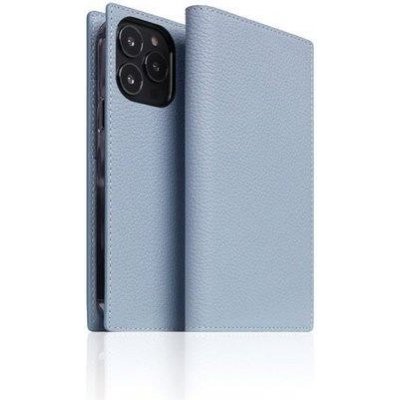 Pouzdro SLG Design D8 Full Grain Leather iPhone 13 Pro - Powder modré – Zboží Mobilmania