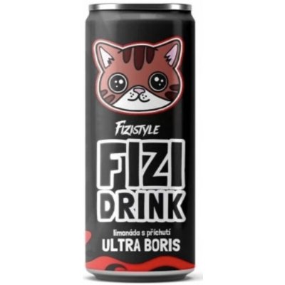 Fizistyle Fizi Drink Limonáda s příchutí ultra Boris 250 ml – Sleviste.cz