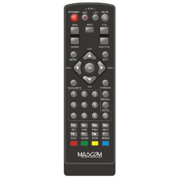 Dálkový ovladač Mascom MC750T2 HD