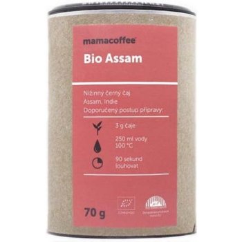 Mamacoffee Bio černý čaj Assam TGFOP sypaný 70 g