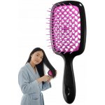 Jäneke kartáč Superbrush plochý obdélník černá ručka trny Fuchsia – Zboží Mobilmania
