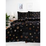 MKLuzkoviny.cz povlečení mikroplyš Exclusive Tlapičky černé 220x200 70x90 – Zboží Dáma MKLuzkoviny.cz povlečení mikroplyš Exclusive Tlapičky černé 220x200 70x90 – Zboží Dáma