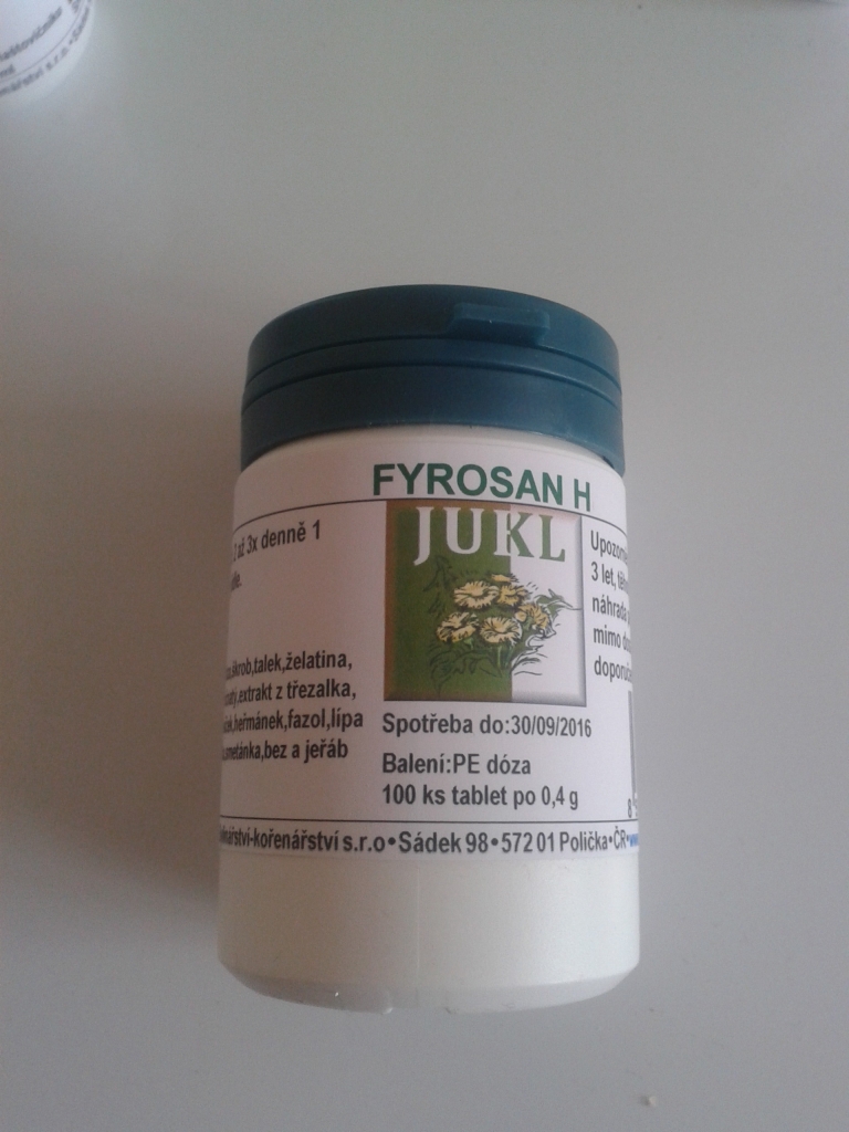 Jukl Fyrosan H 100 tablet